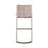 Olton Taupe & Gold Bar Stool